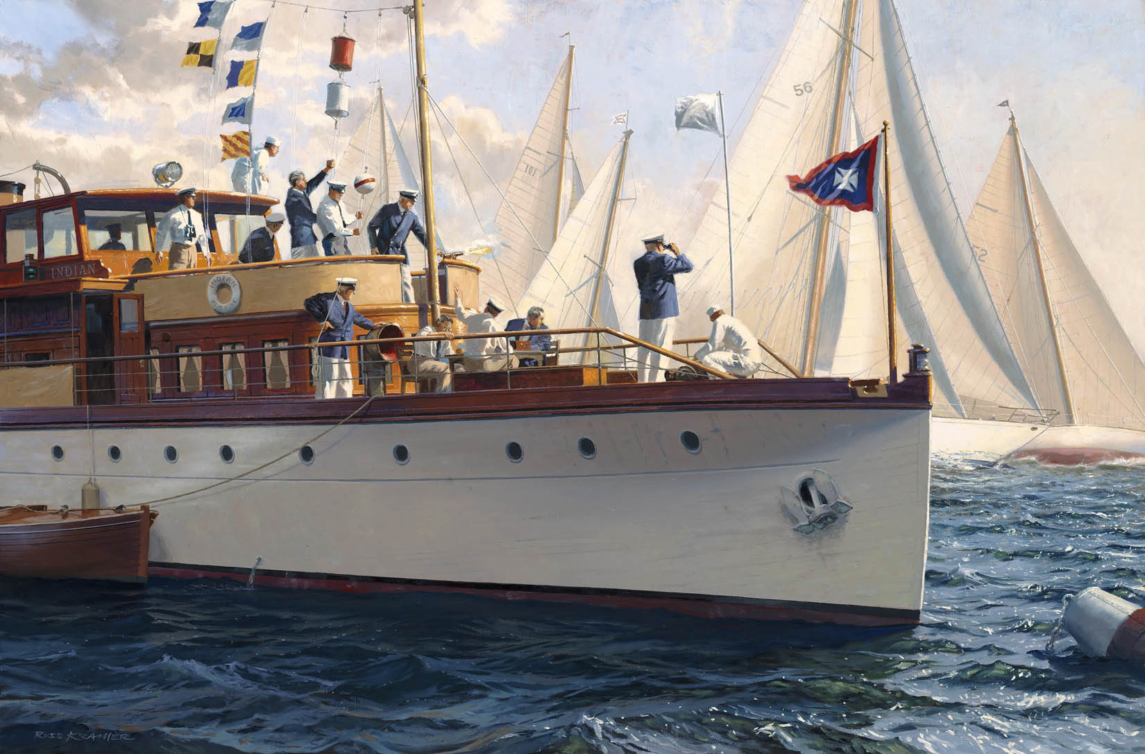 Yacht paintings