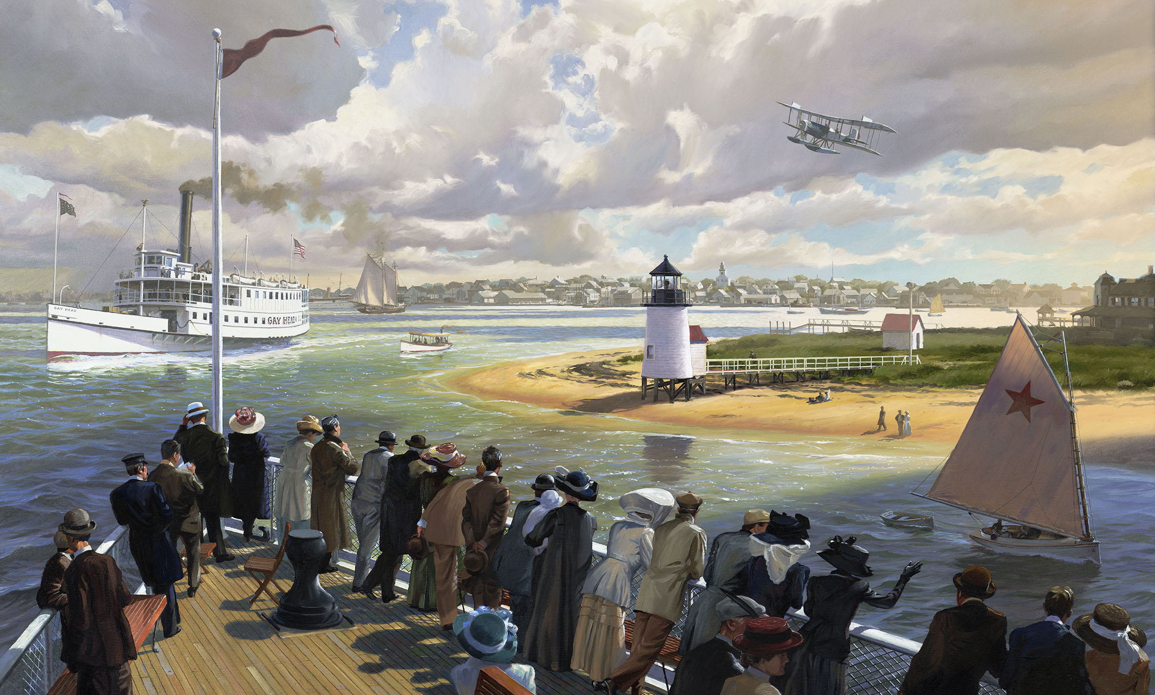 “Arrival Nantucket, 1918”