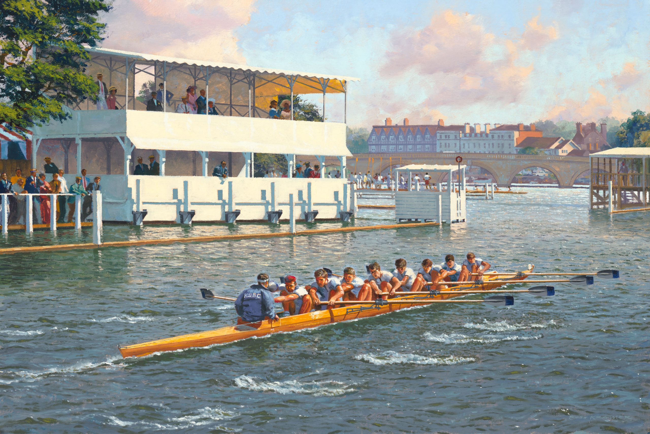 rowing paintings