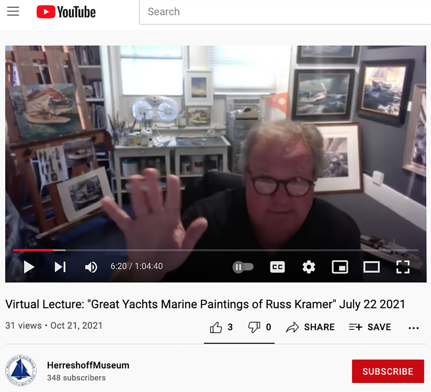 Watch Russ’ Virtual Lecture for the Herreshoff Museum
